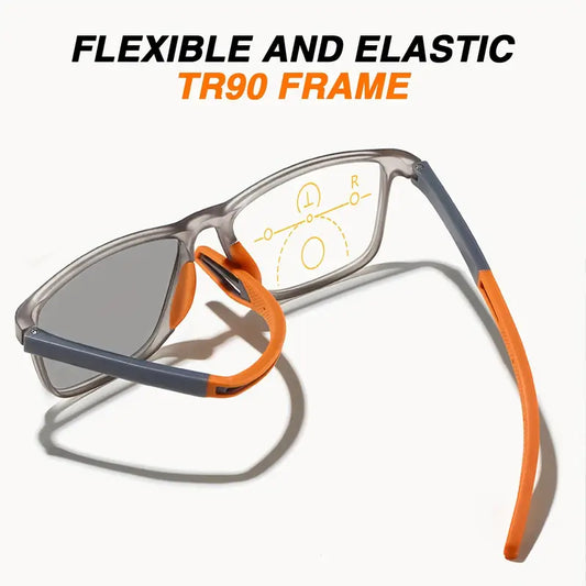 Sports Style Multifocal Reading Glasses, 2-in-1 (+2)